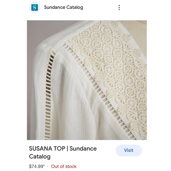 🥀 Sundance Susana top!!! - Picture 6 of 6